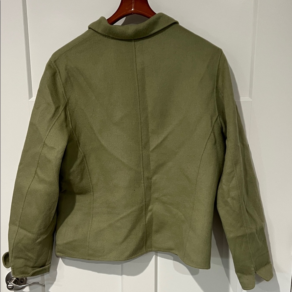 Pendleton Sage Green 100% Merino Wool Jacket Sz XL - Picture 5 of 10